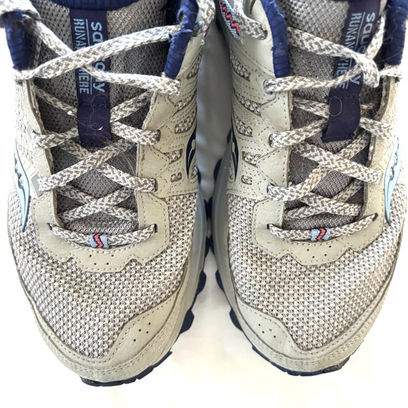 Saucony Run Anywhere Gray Blue Sneakers SZ 9.5 Worn but a lot of life left - Picture 11 of 14